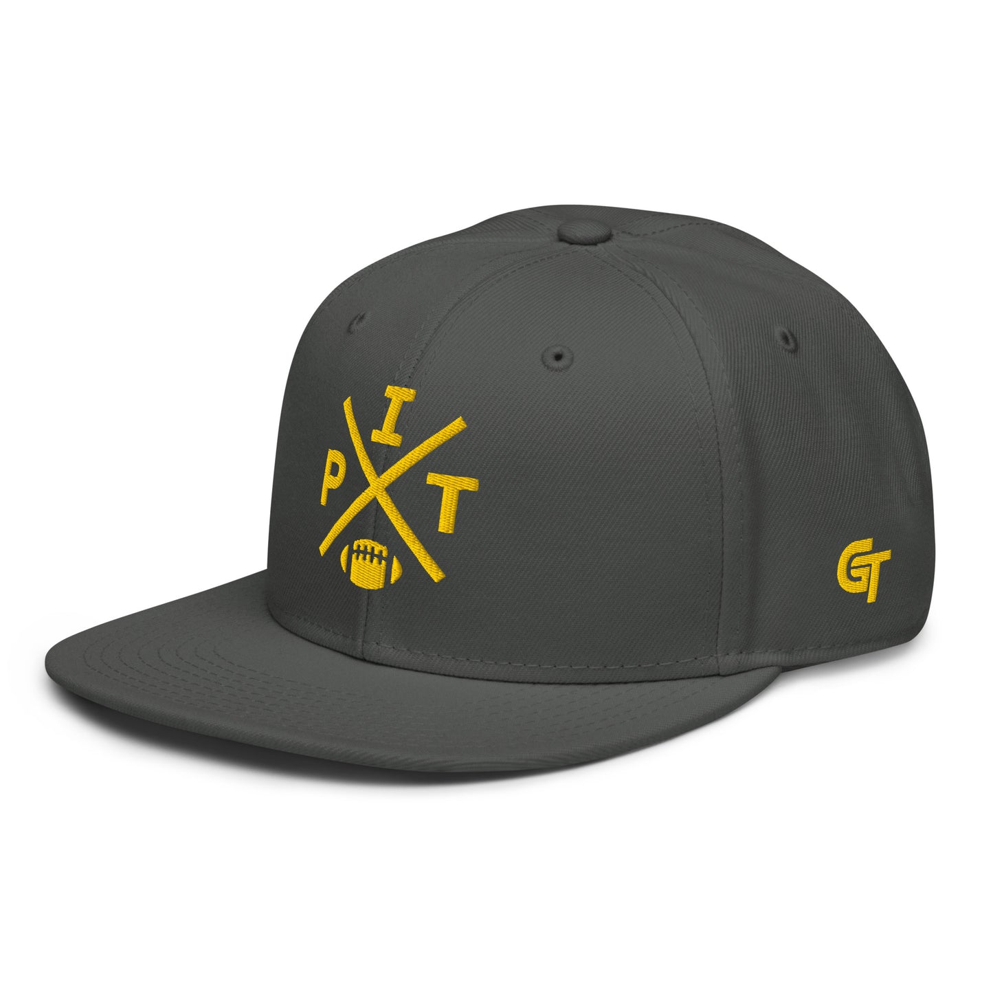 Pittsburgh Football Snapback Cap Retro PIT Football Cross Hat