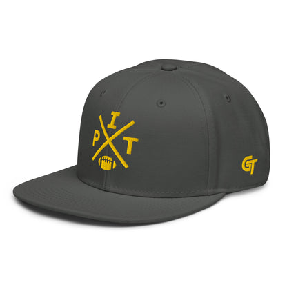 Pittsburgh Football Snapback Cap Retro PIT Football Cross Hat