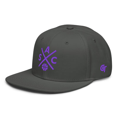 Sacramento Basketball Snapback Cap Retro SAC Basketball Cross Hat