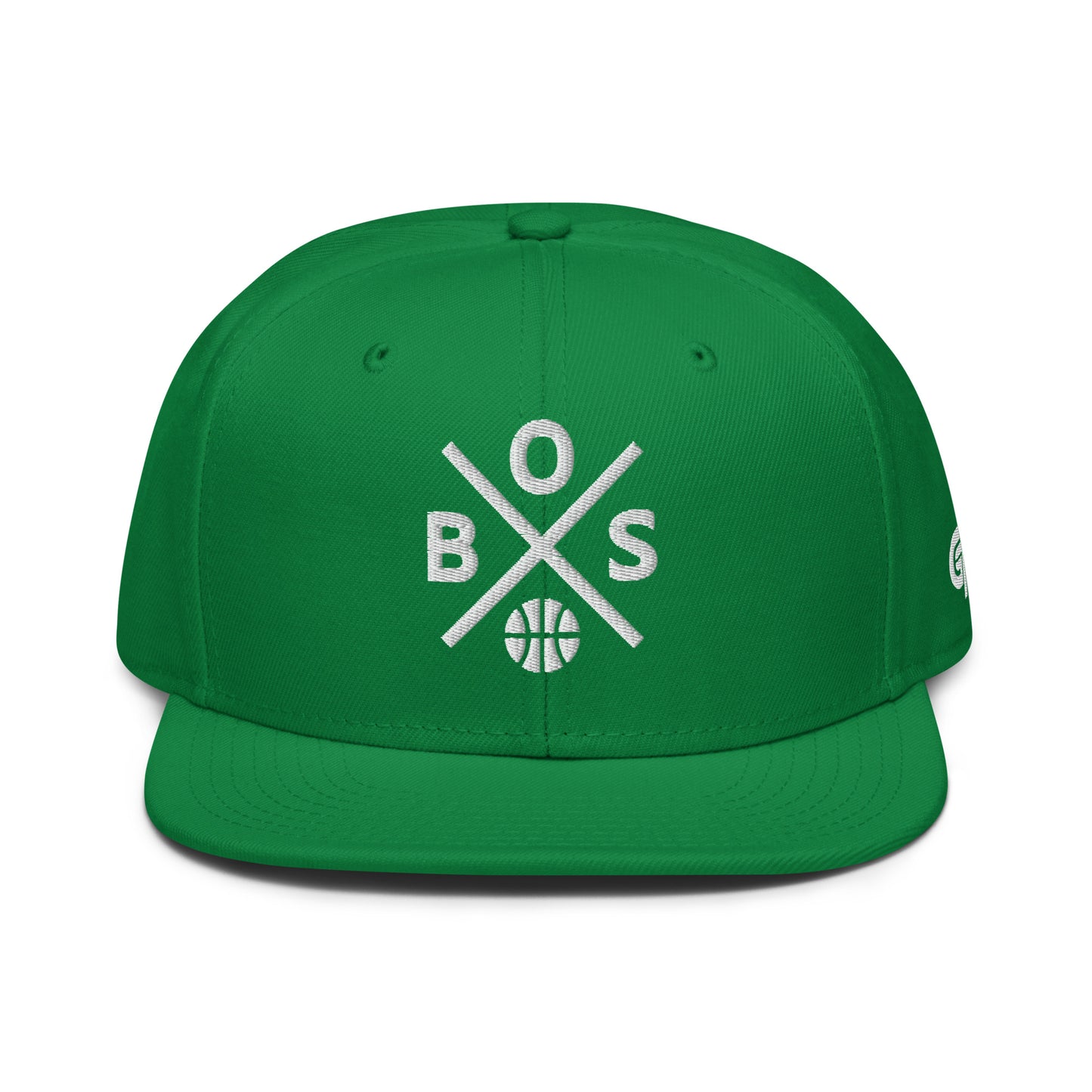 Boston Basketball Snapback Cap Retro BOS Basketball Cross Hat