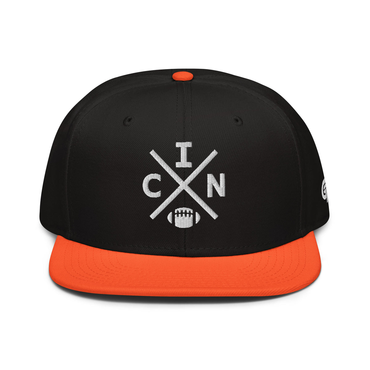Cincinnati Football Snapback Cap Retro CIN Football Cross Hat