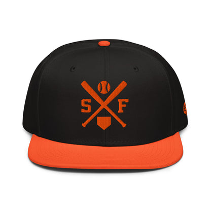 San Francisco Baseball Snapback Cap Retro SF Baseball Bats Hat