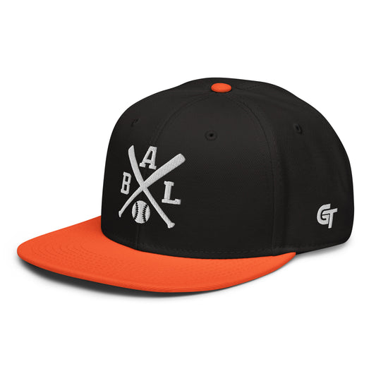 Baltimore Baseball Snapback Cap Retro BAL Baseball Bats Hat