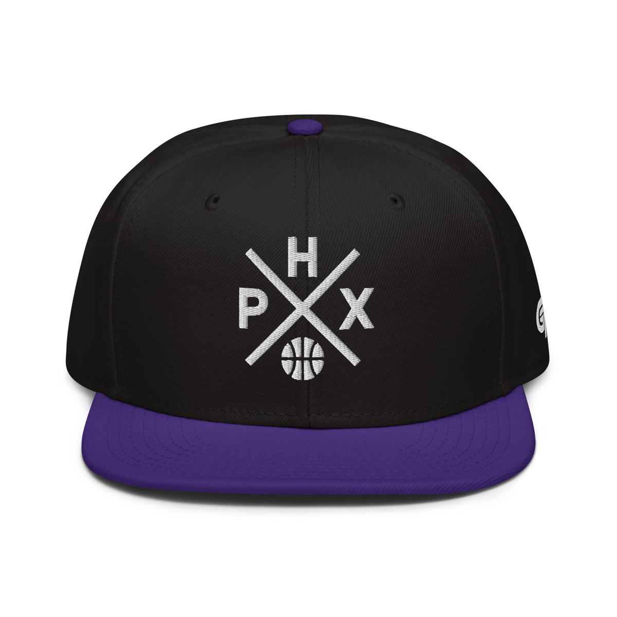 Phoenix Basketball Snapback Cap Retro PHX Basketball Cross Hat