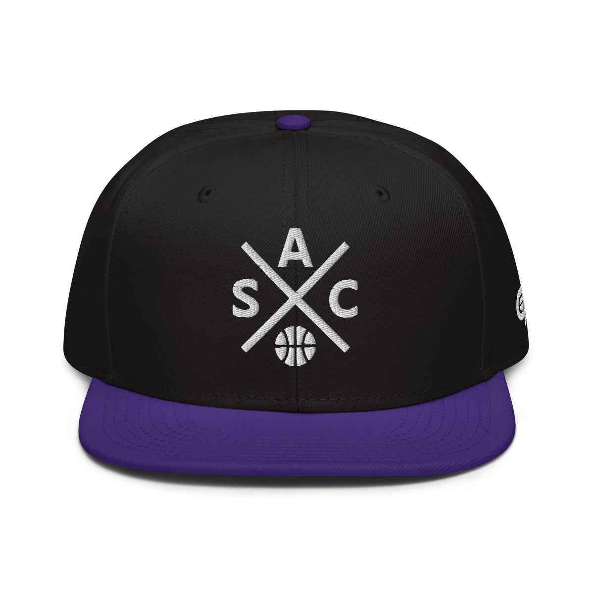 Sacramento Basketball Snapback Cap Retro SAC Basketball Cross Hat