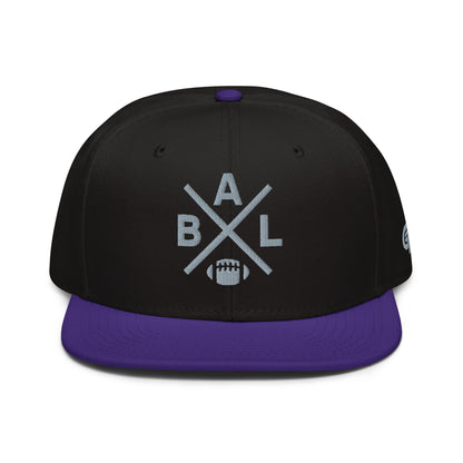 Baltimore Football Snapback Cap Retro BAL Football Cross Hat