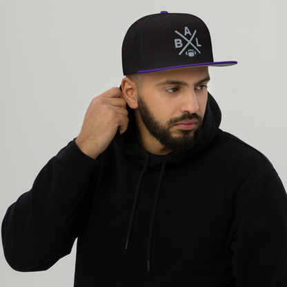 Baltimore Football Snapback Cap Retro BAL Football Cross Hat