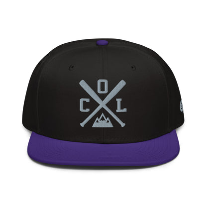 Colorado Baseball Snapback Cap Retro COL Baseball Bats Hat