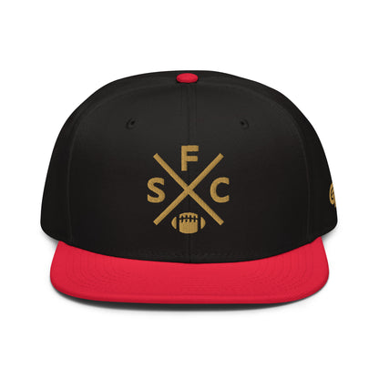 San Francisco Football Snapback Cap Retro SFC Football Cross Hat