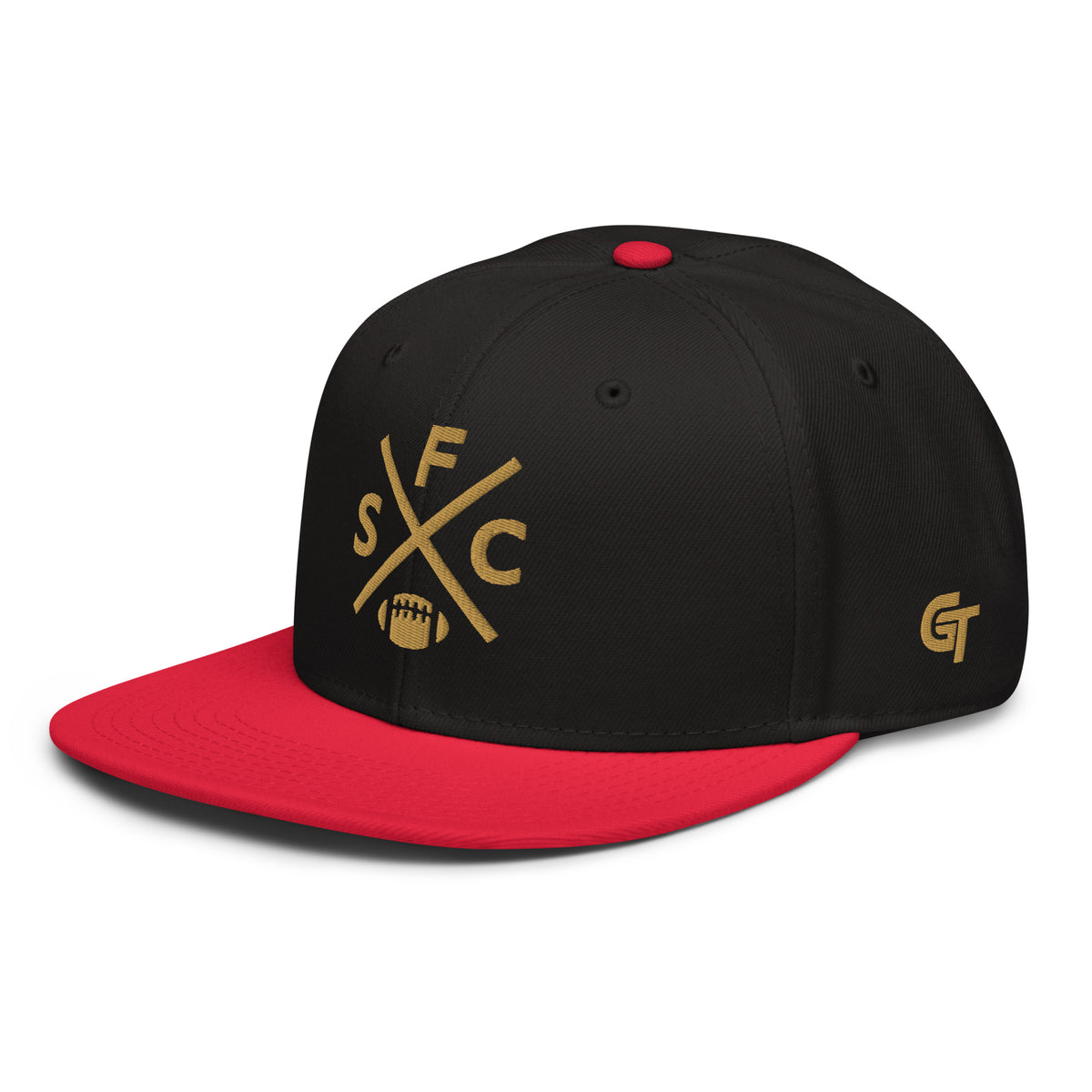 San Francisco Football Snapback Cap Retro SFC Football Cross Hat