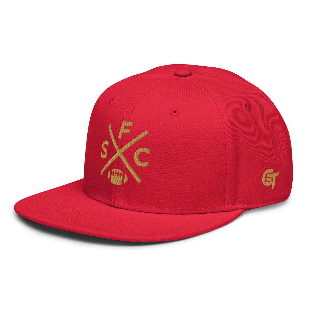 San Francisco Football Snapback Cap Retro SFC Football Cross Hat