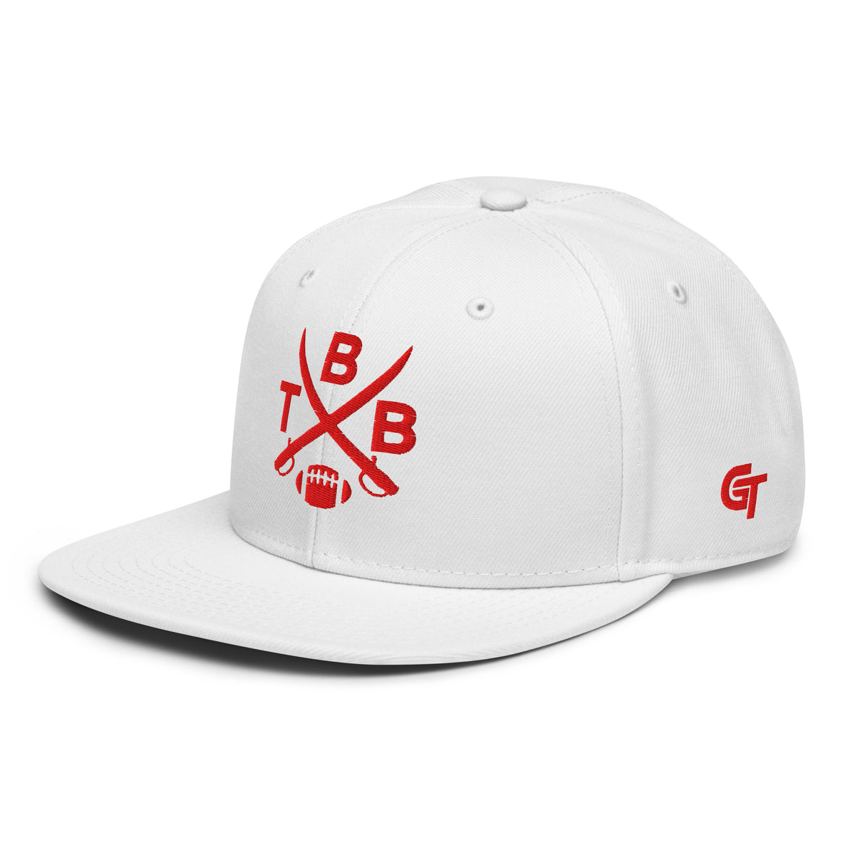 Tampa Bay Football Snapback Cap Retro TBB Football Cross Hat