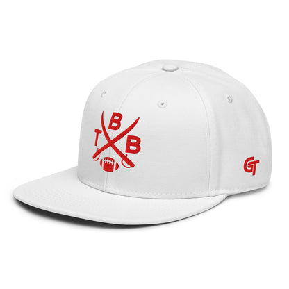 Tampa Bay Football Snapback Cap Retro TBB Football Cross Hat