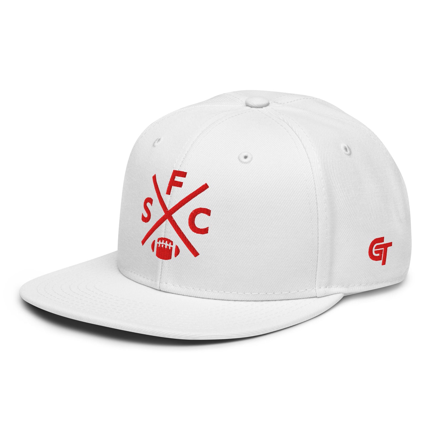 San Francisco Football Snapback Cap Retro SFC Football Cross Hat