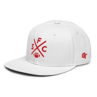 San Francisco Football Snapback Cap Retro SFC Football Cross Hat