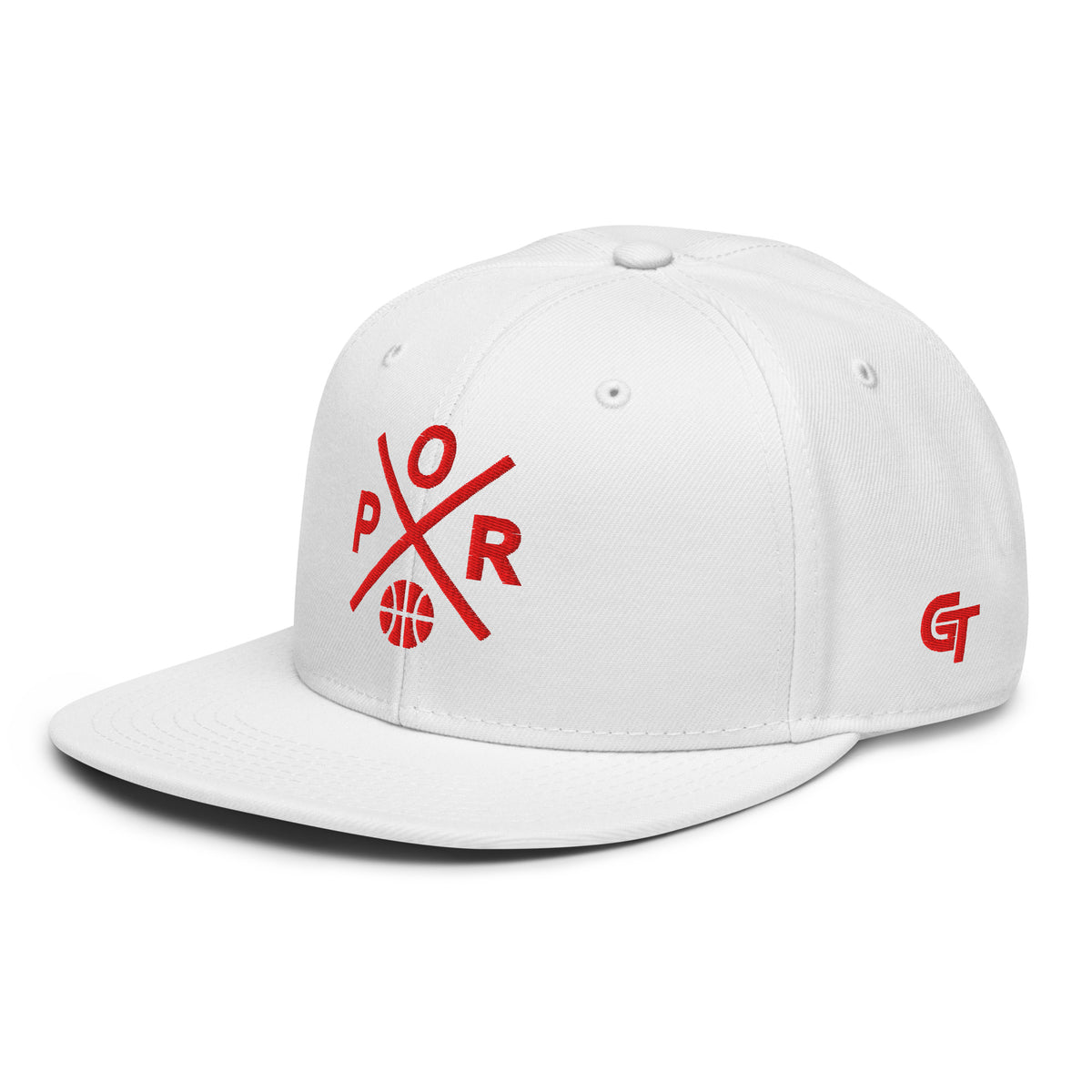 Portland Basketball Snapback Cap Retro POR Basketball Cross Hat