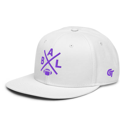 Baltimore Football Snapback Cap Retro BAL Football Cross Hat