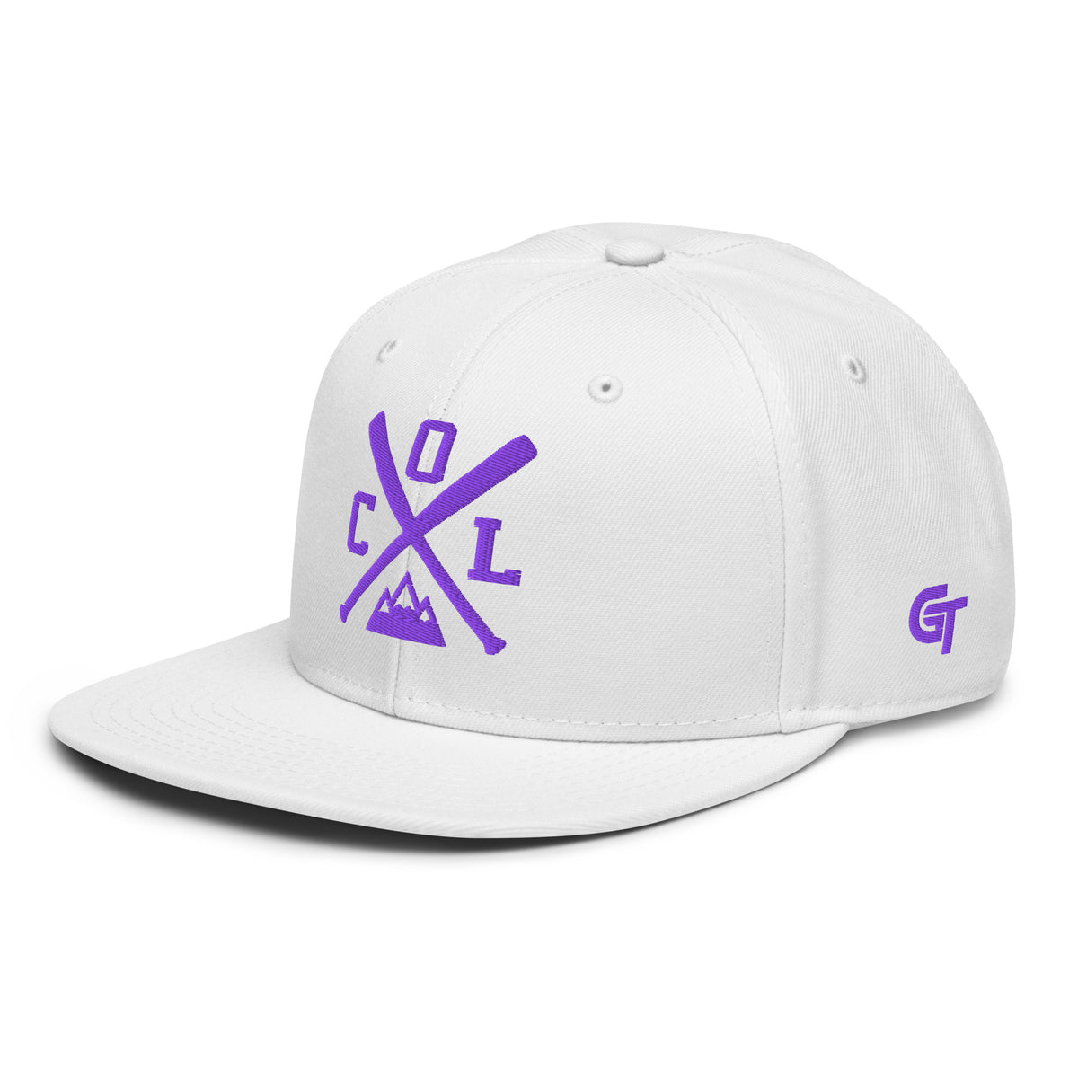Colorado Baseball Snapback Cap Retro COL Baseball Bats Hat