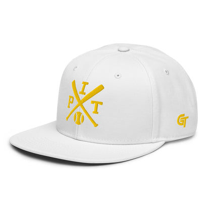 Pittsburgh Baseball Snapback Cap Retro PIT Baseball Bats Hat