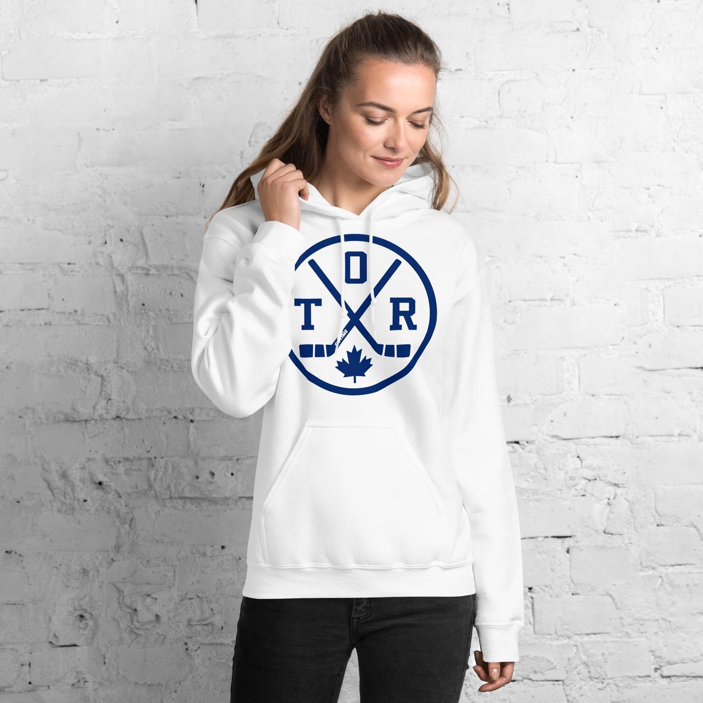 Retro Toronto Hockey Emblem Vintage TOR Sweatshirt Pullover Hoodie