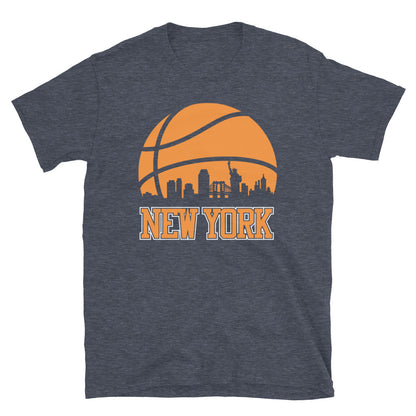 Retro New York Basketball NY Skyline T-Shirt